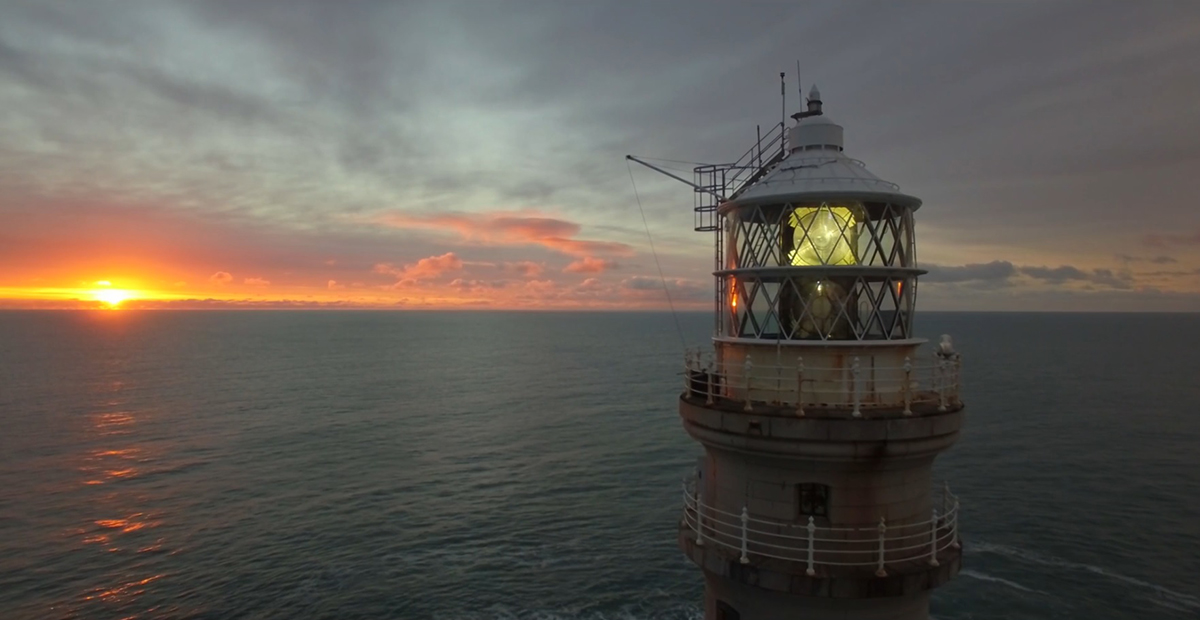 Lighthouse at sunset