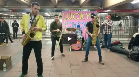 Lucky Chops performing in New York
